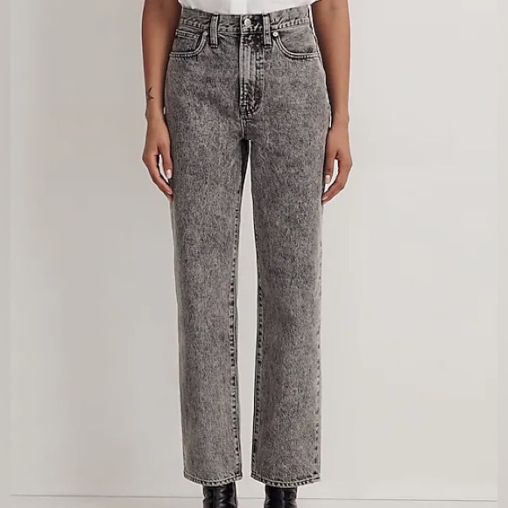 Madewell The Perfect Vintage Straight Jean in Acid Wash